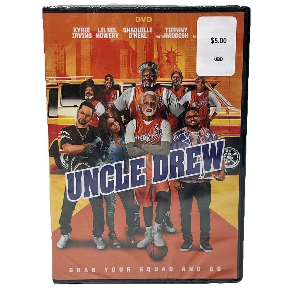 Uncle Drew (DVD, 2018) Shaquille O'Neil, Kyrie Irving, Nick Kroll - Brand New!